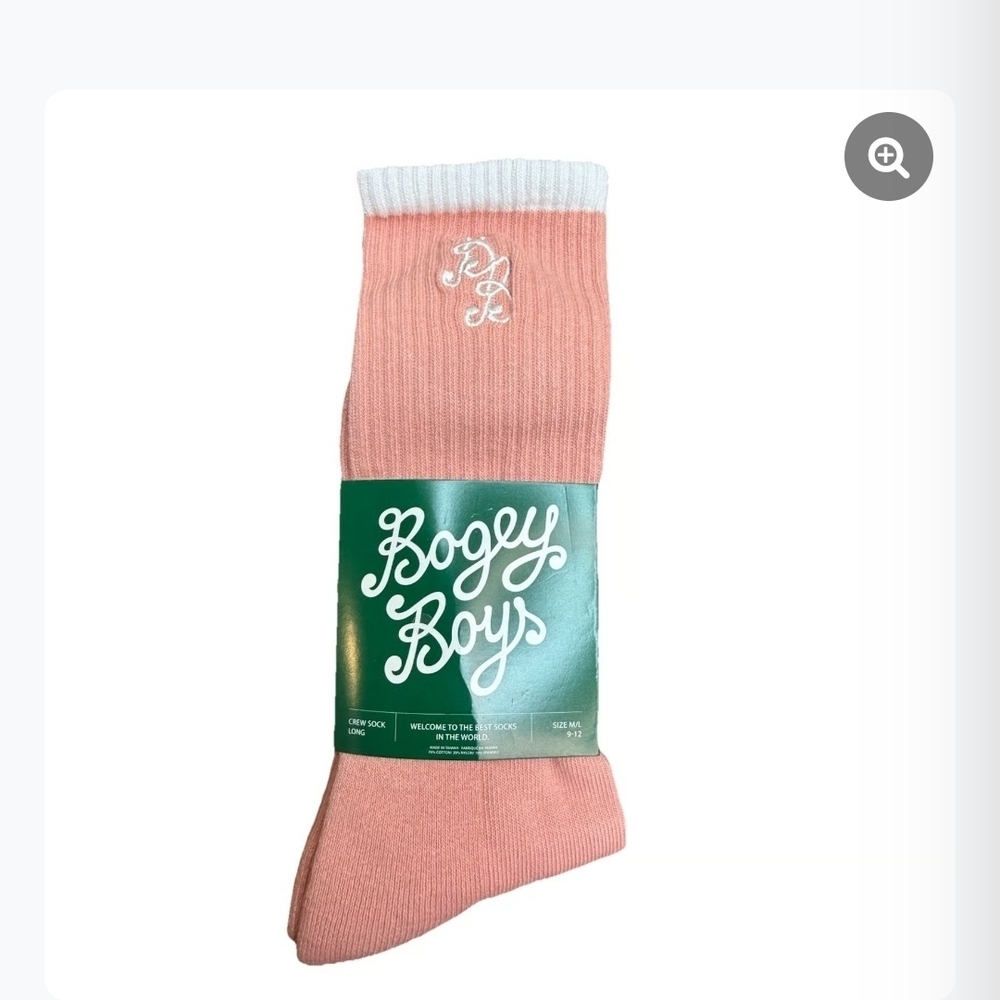 Bogey Boys Macklemore Pink Socks